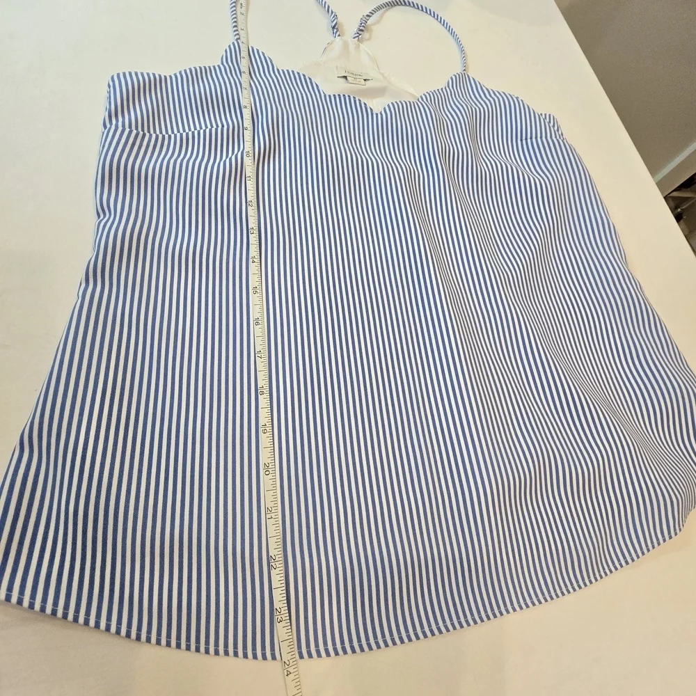 J. Crew Blue Striped Camisole Top
